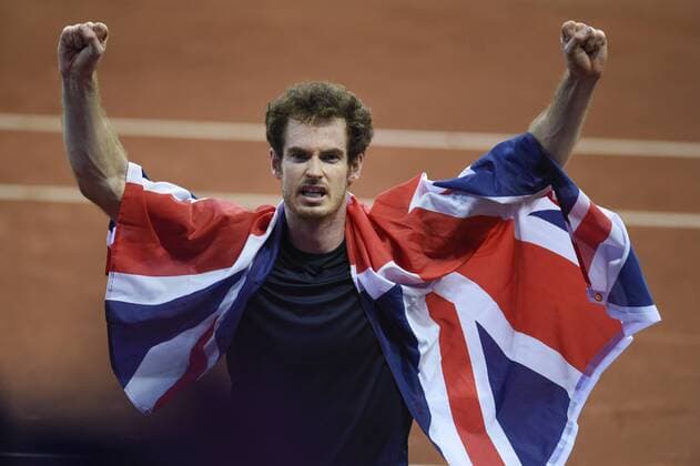 Belgium, Ghent, Nov. 29, 2015 - Davis Cup Final between Belgium and Great-Britain - Day 3 - David Goffin vs Andy Murray - Great Britain wins the Davis Cup Danny Gys Reporters xxGYS 