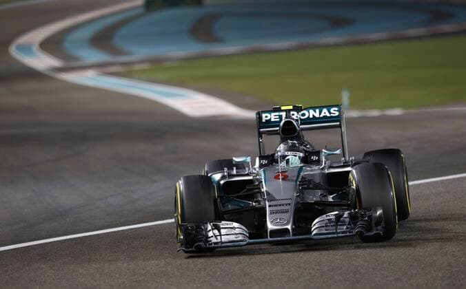 Motorsports: FIA Formula One World Championship WM Weltmeisterschaft 2015, Grand Prix of Abu Dhabi, 6 Nico Rosberg (GER, Mercedes AMG Petronas Formula One Team), xHOCHxZWEIx