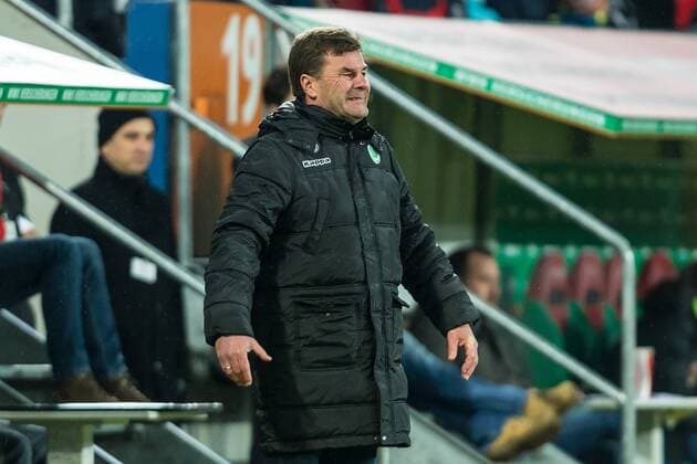 Sonntag, 29.11.2015, 1. Bundesliga, Saison 2015 2016, 14. Spieltag in Augsburg, FC Augsburg - VfL Wolfsburg, 0:0, Cheftrainer Dieter Hecking (Wolfsburg) DeFodi507