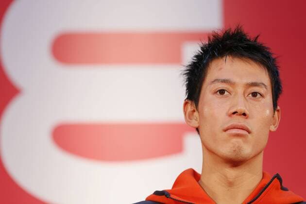 Kei Nishikori, November 30, 2015 : Japanese professional tennis player Kei Nishikori attends a press conference PK Pressekonferenz for Wilson New racket announcement and Tennis clinic in Tokyo, Japan. NoxThirdxPartyxSales  (qdwa044058)