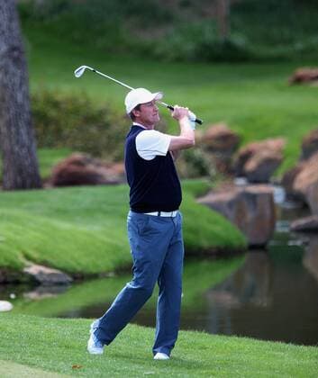 April 5, 2014 - Las Vegas, Nevada, United States - NHL Eishockey Herren USA Icon Wayne Gretzky participates in the 13th Annual Michael Jordan Celebrity Invitational at Shadow Creek on April 5, 2014 in North Las Vegas, Nevada Aria Resorts 13th Annual Michael Jordan Celebrity Invitational Day 3 - ZUMAt114