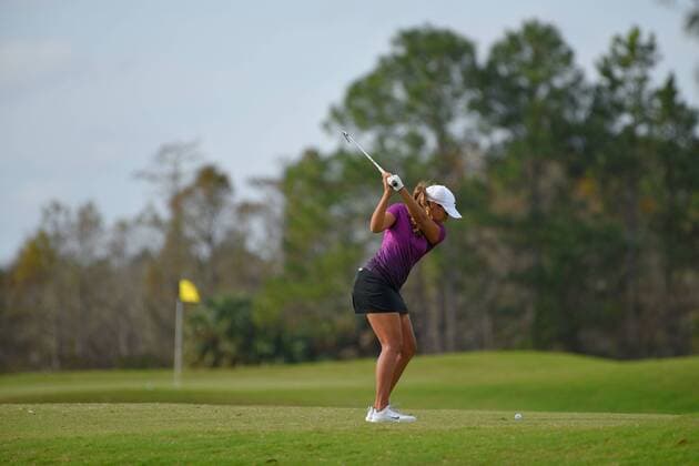 Dec. 2, 2015 - Daytona Beach, FL, United States of America - Cheyenne Woods during the first round of the Final Stage of LPGA Golf Damen Q-School at LPGA International in Daytona Beach, Florida on Dec. 2, 2015...ZUMA Final Stage LPGA Q-School - ZUMAm63_