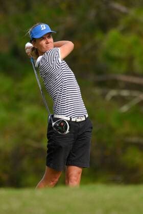 Dec. 2, 2015 - Daytona Beach, FL, United States of America - Silvia Cavalleri during the first round of the Final Stage of LPGA Golf Damen Q-School at LPGA International in Daytona Beach, Florida on Dec. 2, 2015...ZUMA Final Stage LPGA Q-School - ZUMAm63_