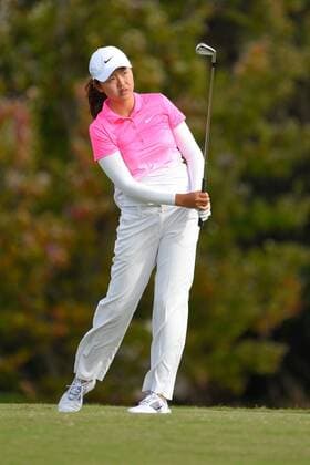 Dec. 2, 2015 - Daytona Beach, FL, United States of America - Simin Feng during the first round of the Final Stage of LPGA Golf Damen Q-School at LPGA International in Daytona Beach, Florida on Dec. 2, 2015..Feng finished the day at 7-under and is currently tied for the lead. ..ZUMA Final Stage LPGA Q-School - ZUMAm63_