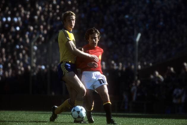Weltmeisterschaft Vorrunde, Schweden - Spanien in Buenos Aires: Torbjörn Nilsson (li., Schweden) gegen Julio Cardenosa (Spanien)