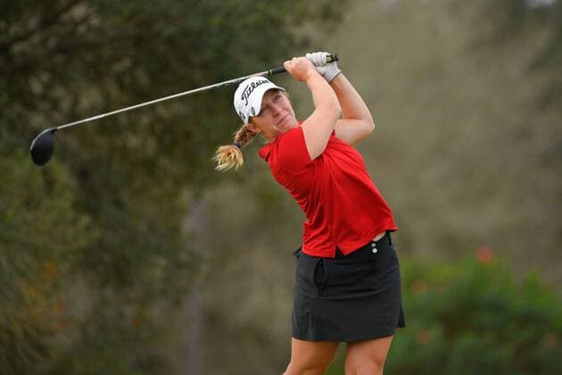 Dec. 4, 2015 - Daytona Beach, FL, United States of America - Caroline Powers during the third round of the LPGA Golf Damen Qualifying Tournament Stage Three at LPGA International in Daytona Beach, Florida on Dec. 4, 2015...ZUMA LPGA Qualifying Tournament Stage Three Third Round - ZUMAm63_
