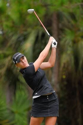 Dec. 4, 2015 - Daytona Beach, FL, United States of America - Rebecca Lee-Bentham during the third round of the LPGA Golf Damen Qualifying Tournament Stage Three at LPGA International in Daytona Beach, Florida on Dec. 4, 2015...ZUMA LPGA Qualifying Tournament Stage Three Third Round - ZUMAm63_