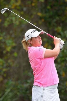 Dec. 4, 2015 - Daytona Beach, FL, United States of America - Holly Clyburn during the third round of the LPGA Golf Damen Qualifying Tournament Stage Three at LPGA International in Daytona Beach, Florida on Dec. 4, 2015...ZUMA LPGA Qualifying Tournament Stage Three Third Round - ZUMAm63_
