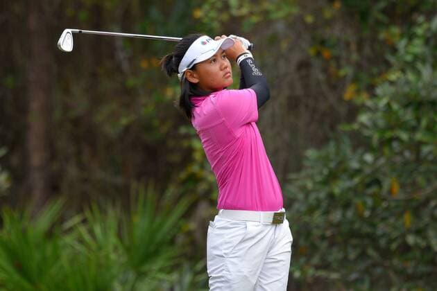 Dec. 4, 2015 - Daytona Beach, FL, United States of America - Sherman Santiwiwatthanaphong during the third round of the LPGA Golf Damen Qualifying Tournament Stage Three at LPGA International in Daytona Beach, Florida on Dec. 4, 2015...ZUMA LPGA Qualifying Tournament Stage Three Third Round - ZUMAm63_