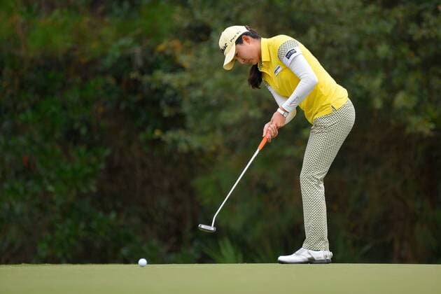 Dec. 4, 2015 - Daytona Beach, FL, United States of America - Julie Yang during the third round of the LPGA Golf Damen Qualifying Tournament Stage Three at LPGA International in Daytona Beach, Florida on Dec. 4, 2015...ZUMA LPGA Qualifying Tournament Stage Three Third Round - ZUMAm63_