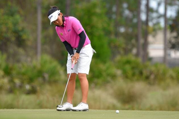 Dec. 4, 2015 - Daytona Beach, FL, United States of America - Sherman Santiwiwatthanaphong during the third round of the LPGA Golf Damen Qualifying Tournament Stage Three at LPGA International in Daytona Beach, Florida on Dec. 4, 2015...ZUMA LPGA Qualifying Tournament Stage Three Third Round - ZUMAm63_