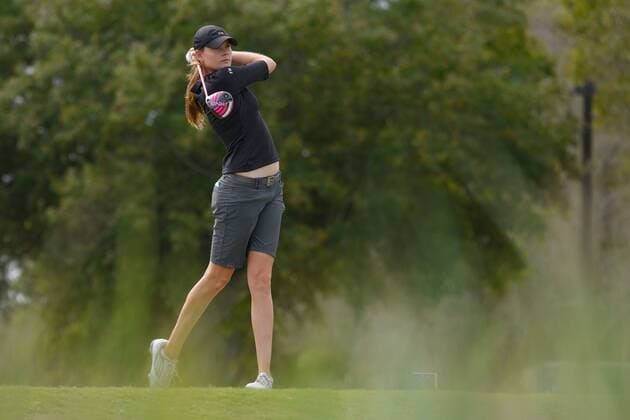 Dec. 4, 2015 - Daytona Beach, FL, United States of America - Maude-Aimee LeBlanc during the third round of the LPGA Golf Damen Qualifying Tournament Stage Three at LPGA International in Daytona Beach, Florida on Dec. 4, 2015...ZUMA LPGA Qualifying Tournament Stage Three Third Round - ZUMAm63_