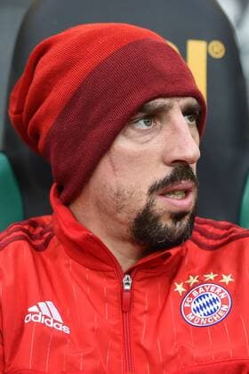 Fußball 1. Bundesliga 15. Spieltag Borussia Mönchengladbach - Bayern München am 05.12.2015 im Borussia-Park in Mönchengladbach Franck Ribery ( München ) xRx