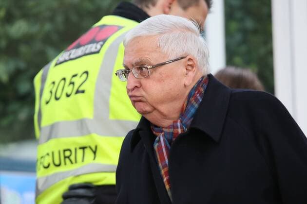 Der ehemalige DFB-Präsident Dr. Theo Zwanziger im Stadion - 1. FFC Frankfurt vs. SC Sand, Stadion am Brentanobad