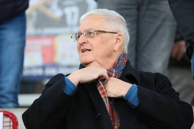 Der ehemalige DFB-Präsident Dr. Theo Zwanziger im Stadion - 1. FFC Frankfurt vs. SC Sand, Stadion am Brentanobad