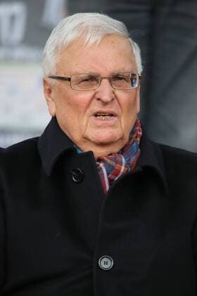 Der ehemalige DFB-Präsident Dr. Theo Zwanziger im Stadion - 1. FFC Frankfurt vs. SC Sand, Stadion am Brentanobad