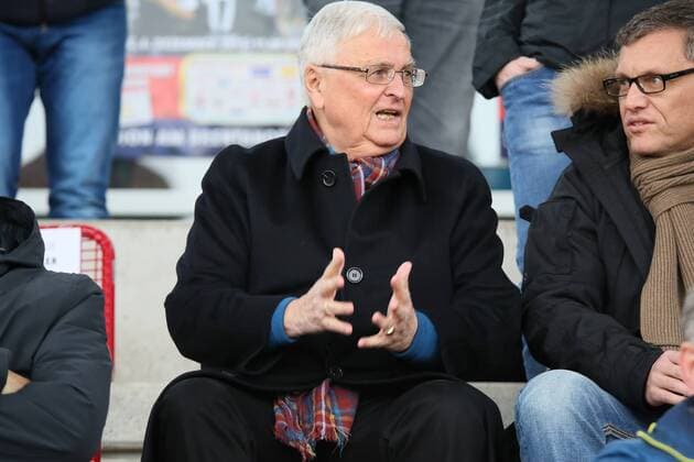 Der ehemalige DFB-Präsident Dr. Theo Zwanziger im Stadion - 1. FFC Frankfurt vs. SC Sand, Stadion am Brentanobad