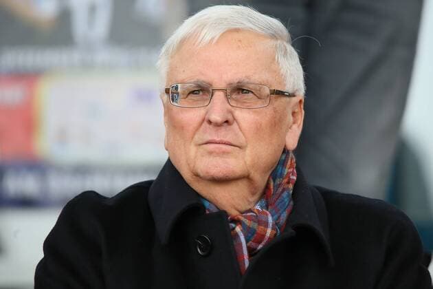 Der ehemalige DFB-Präsident Dr. Theo Zwanziger im Stadion - 1. FFC Frankfurt vs. SC Sand, Stadion am Brentanobad