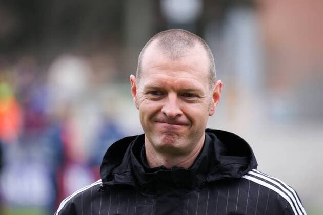 Matt Ross (Trainer, Interimstrainer, Frankfurt), Freude, freundlich, fröhlich, strahlend, optimistisch, Fussball, Allianz Frauen-Bundesliga, 1. FFC Frankfurt - SC Sand, xozx