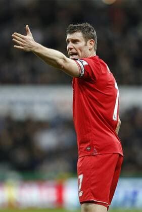 James Milner of Liverpool - English Premier League - Newcastle Utd vs Liverpool - St James Park Stadium - Newcastle Upon Tyne - England - 6th December 2015 - Picture Simon Bellis Sportimage EDITORIAL USE ONLY. No use with unauthorised audio, video, data, fixture lists, club league logos or live services. Online in-match use limited to 120 images, no video emulation. No use in betting, games or single club league player publications.
