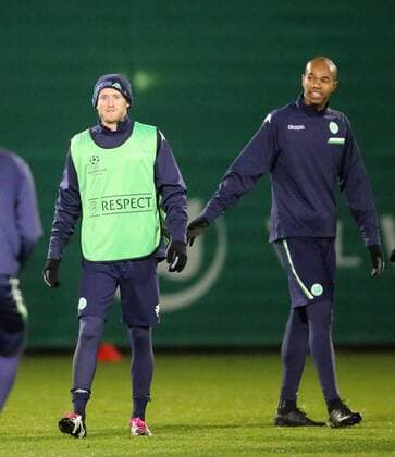 Abschlusstraining Andre Schuerrle (VfL Wolfsburg), Naldo (VfL Wolfsburg)