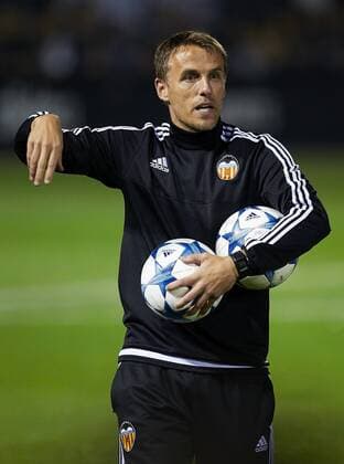 Assistent Coach Phil Neville (Valencia) - UEFA Champions League - pre match Training Session - Valencia CF vs Lyon - Paterna Training Ground - Valencia - Spain - 7th December 2015 - Pic David Aliaga Sportimage EDITORIAL USE ONLY. No use with unauthorised audio, video, data, fixture lists, club league logos or live services. Online in-match use limited to 120 images, no video emulation. No use in betting, games or single club league player publications.