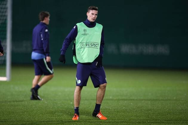 Julian Draxler (VfL Wolfsburg) - Champions League Gruppe B Saison 2015-2016 Abschlusstraining VfL Wolfsburg vs. Manchester United ManU in der Volkswagen Arena in Wolfsburg - Deutschland, Fussball, Mann,Männer,07.12.2015