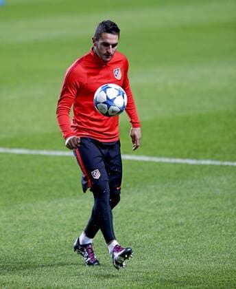 Atletico Madrid training session at Benficaxstadium before Champions League match. In this picture, Koke. xJOSExA.xGARCIAx 