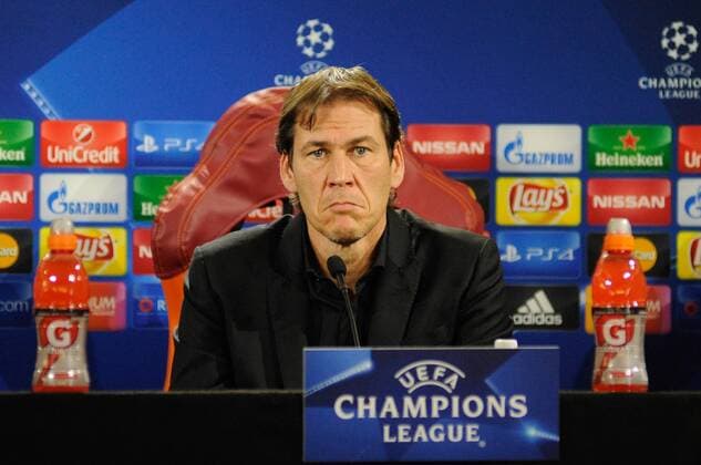 FuÃŸball, Champions League, AS Rom PK 08.12.2015. Technical Center Fulvio Bernardini, Rome, Italy. Uefa Champions League, Group Stage. International press conference PK Pressekonferenz AS Roma with coach Rudi Garcia. Roma play BATE on 9th Dec. xACTIVAx  ActionPlus11687128