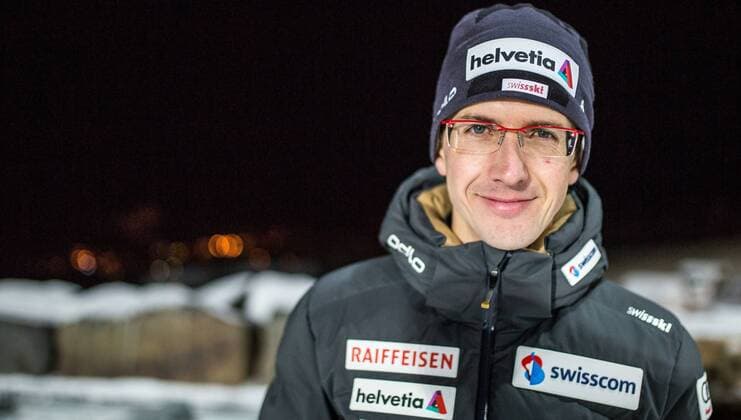 Lillehammer 04.12.2015, Lysgards Schanze, NOR, FIS Weltcup Ski Sprung, Lillehammer, Herren, Training, im Bild Simon Ammann (SUI) Simon Ammann of Switzerland during Mens Skijumping Training of FIS Skijumping World Cup at the Lysgards Hill, Lillehammer, Norway on 2015 12 04.  EX_JFK  