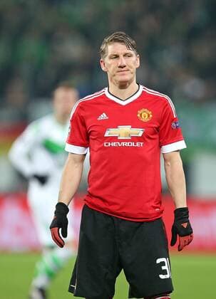 08.12.2015, Fussball UEFA Champions League 2015 2016, Gruppenphase, 6.Spieltag, VfL Wolfsburg - Manchester United ManU in der Volkswagen Arena, Wolfsburg. Bastian Schweinsteiger (Manchester United) 