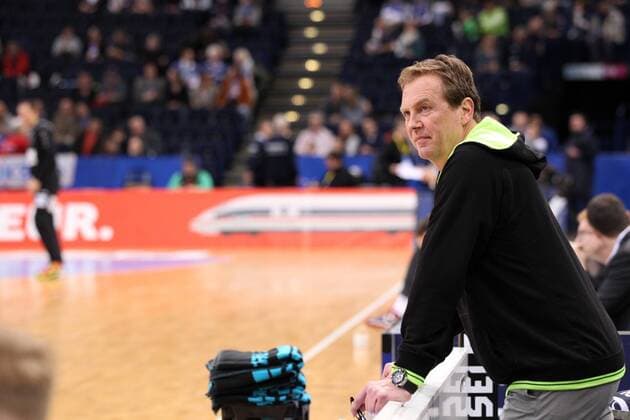 Handball DKB Handball Bundesliga 2013 2014 - HSV Handball vs. SG Flensburg-Handewitt Geschaeftsfuehrer Geschäftsführer Christian Fitzek (Hamburg), Barclay Card Arena Hamburg