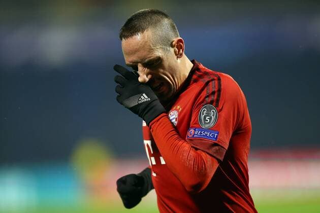 UEFA Champions League, GNK Dinamo - Bayern Muenchen 09.12.2015., Zagreb, Croatia - UEFA Champions League, group F, round 6, GNK Dinamo - Bayern Muenchen. Franck Ribery.  SlavkoxMidzor PIXSELL