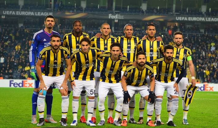 UEFA Europa League Group A soccer match between Fenerbahce and Celtic at Sukru Saracoglu Stadium in Istanbul, Turkey, on 10 December 2015. Pictured: Fenerbahce team photo. 
