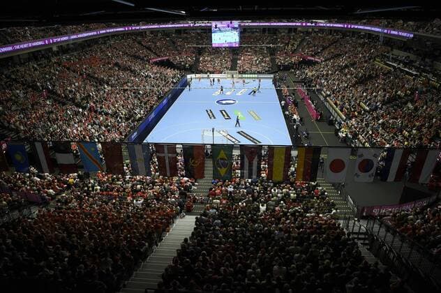 Herning, Denmark: IHF Women s Handball World Championship WM Weltmeisterschaft Denmark 2015. Danmark. 
