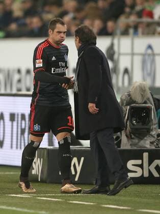 Auswechslung Pierre-Michel Lasogga (Hamburger SV)