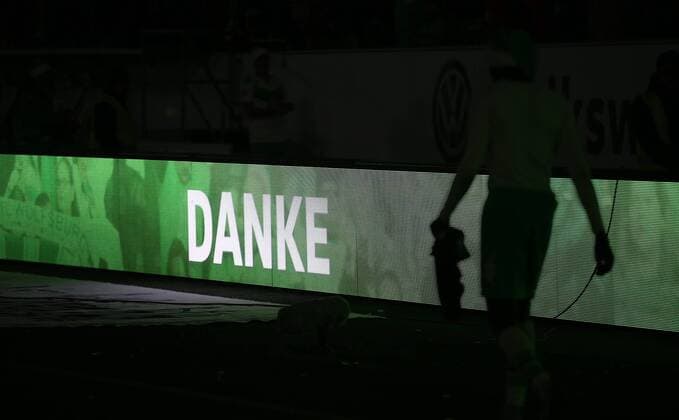 LED Bande mit danke