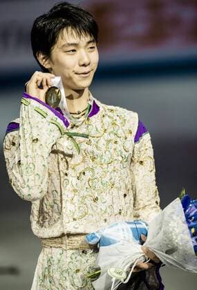 Dec. 12, 2015 - Japan s YUZURU HANYU, Gold medallist in the Men competition of the 21st ISU Grand Prix of Figure skating Eiskunstlauf Final in Barcelona - The ISU Grand Prix of Figure Skating Final, to be held jointly with the ISU Junior Grand Prix Final, is the crowning event of the Grand Prix Series circuit and the second most important event for the International Skating Union (ISU) after the World Championships. 21st ISU Grand Prix of Figure Skating Final - Day 3 - ZUMAo105
