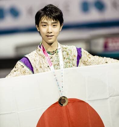 Dec. 12, 2015 - Japan s YUZURU HANYU, Gold medallist in the Men competition of the 21st ISU Grand Prix of Figure skating Eiskunstlauf Final in Barcelona - The ISU Grand Prix of Figure Skating Final, to be held jointly with the ISU Junior Grand Prix Final, is the crowning event of the Grand Prix Series circuit and the second most important event for the International Skating Union (ISU) after the World Championships. Yuzuru Hanyu Breaks Records To Win Grand Prix Final - ZUMAo105