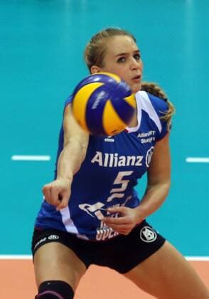 Allianz MTV Stuttgart - Köpenicker SC Berlin Deutschland, Stuttgart, 13.11.2015, Volleyball, 1. Bundesliga Frauen, Saison 2015 2016, Allianz MTV Stuttgart - Köpenicker SC Berlin: Kim Renkema (Allianz MTV Stuttgart).