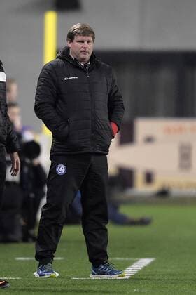 - SINT-TRUIDEN, BELGIUM: Gent s head coach Hein Vanhaezebrouck pictured during the Jupiler Pro League match between Sint-Truiden VV and KAA Gent, in Sint-Truiden, Sunday 13 December 2015, on day 19 of the Belgian soccer championship. YORICKxJANSENS  x04757621x