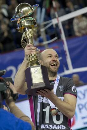 December 13, 2015. - Russia, Kaliningrad. - Russian Men s Volleyball Cup 2015. Final. VC Belogorye Belgorod vs VC Zenit-Kazan, 0:3. In picture: VC Zenit-Kazan player Aleksey Verbov. PhotoagencyxInterpress 