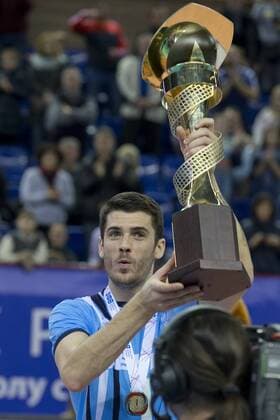December 13, 2015. - Russia, Kaliningrad. - Russian Men s Volleyball Cup 2015. Final. VC Belogorye Belgorod vs VC Zenit-Kazan, 0:3. In picture: VC Zenit-Kazan player Matthew Anderson. PhotoagencyxInterpress 