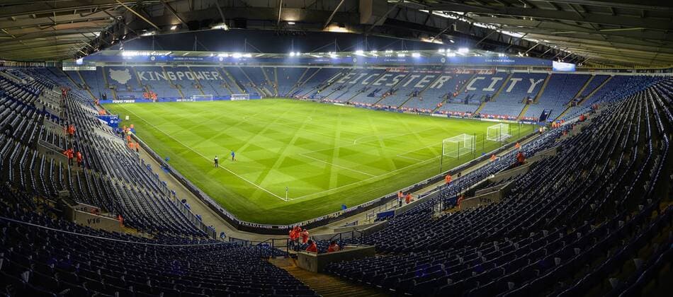 14.12.2015. King Power Stadium, Leicester, England. Barclays Premier League. Leicester City versus Chelsea. A wide view of the King Power stadium before the fans come in. xAndyxThompsonx  ActionPlus11689219