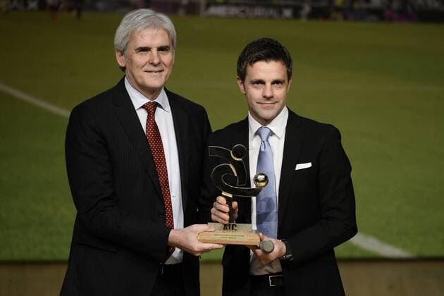 Mailand, 14.12.2015 - Preisverleihung - Fußball - Italien - Gran Gala del Calcio AIC 2015 - Marcello Nicchi-Nicola Rizzoli 
