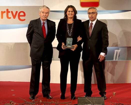 Preisverleihung des spanischen Olympischen Komitees: Alejandro Blanco, Conchita Martinez. X edition of the awards of the Spanish Olympic Commettee. In this picture, Alejandro Blanco and Conchita Martinez. xANGELxRIVEROx 