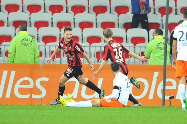Olivier BOSCAGLI (nice) - JOIE FOOTBALL : OGC Nice vs Montpellier HSC - Ligue 1 - 18 12 2015 FEPx 