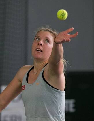 Anna-Lena Friedsam (GER) Deutsche Meisterschaft in Biberach an der Riß, 44. Deutschen Hallenmeisterschaften 2015 Tennis - Deutsche Meisterschaft 2015 - Deutsche Meisterschaft - - Biberach an der Riss - Baden-Wuerttemberg - Germany