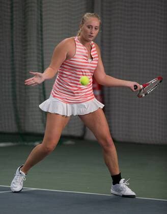 Julia Wachaczyk (GER) Deutsche Meisterschaft in Biberach an der Riß, 44. Deutschen Hallenmeisterschaften 2015 Tennis - Deutsche Meisterschaft 2015 - Deutsche Meisterschaft - - Biberach an der Riss - Baden-Wuerttemberg - Germany - 18 December 2015.