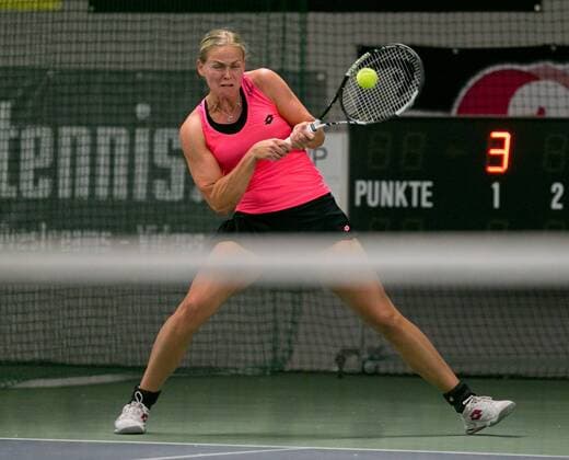 Anna-Lena Groenefeld und Philipp Petzschner Deutsche Meisterschaft in Biberach an der Riß, 44. Deutschen Hallenmeisterschaften 2015 Tennis - Deutsche Meisterschaft 2015 - Deutsche Meisterschaft - - Biberach an der Riss - Baden-Wuerttemberg - Germany - 18 December 2015.